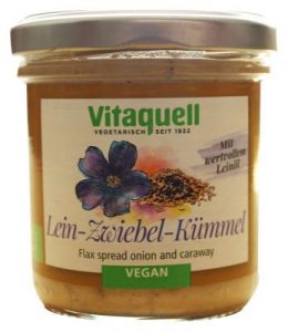 PASTA KANAPKOWA Z OLEJEM LNIANYM I KMINKIEM BIO 130 g - VITAQUELL