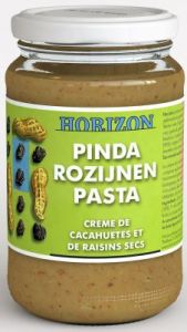 KREM Z ORZESZKÓW ZIEMNYCH Z RODZYNKAMI BIO 350 g - HORIZON